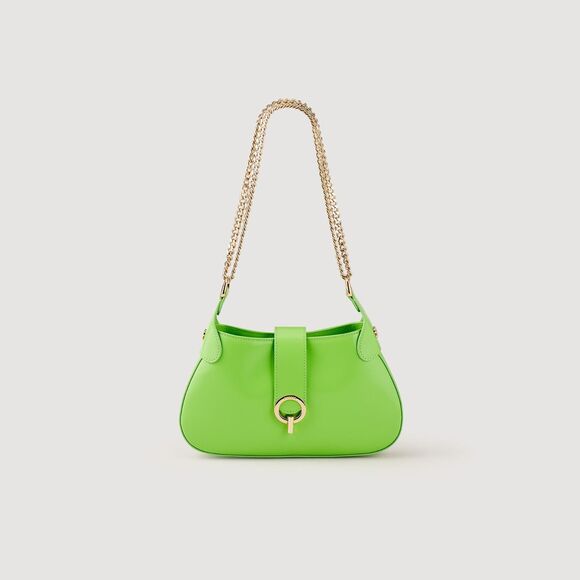 Sandro Sweet Janet Leather Shoulder Bag - NWT - Picture 1 of 7